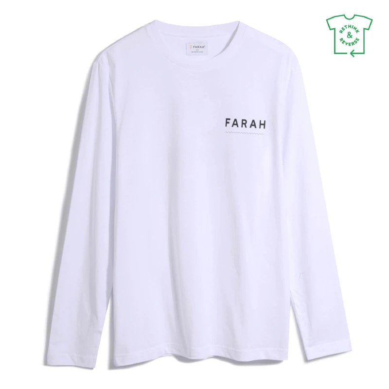 Image of Farah Newland Ls T - White White XS