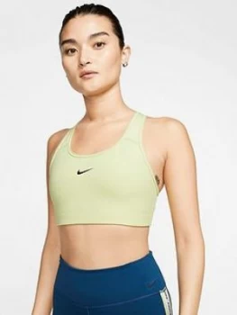 Image of Nike Meidum Supoort Classic Padded Sports Bra - Limelight