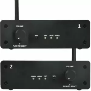 image of 2 pack Multi Room Wi Fi Amplifier 80W Wireless Music Streaming Loud Speaker Amp