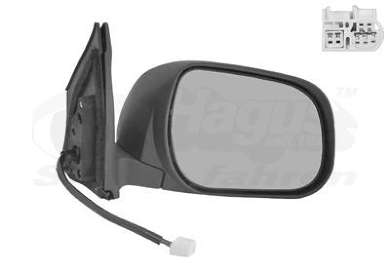 Image of VAN WEZEL Wing mirror VAN WEZEL 5470808