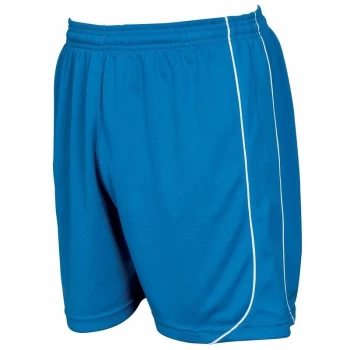 Image of Mestalla Shorts Adult - S 30-32' - Royal/White - Precision