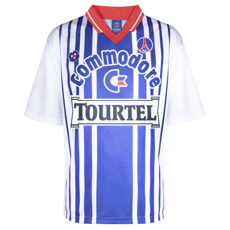 Image of Score Draw Paris St Germain 1993 Away shirt PSG93APYSS-M M Mens Sportswear