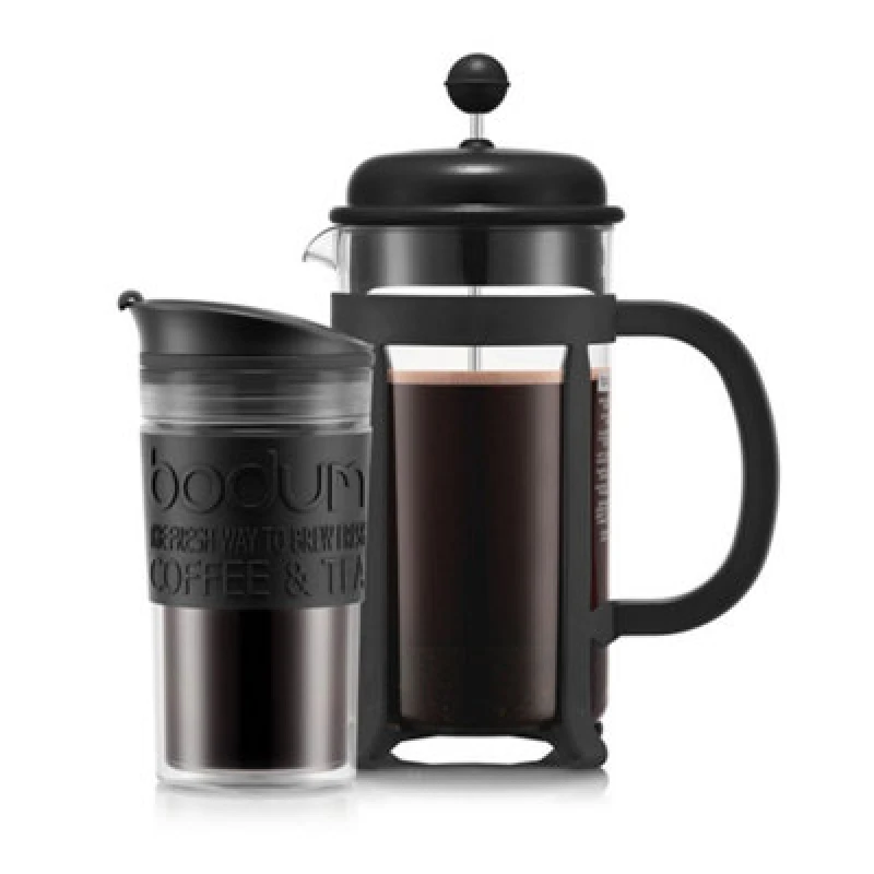Image of Bodum Bodum Java Coffee Maker 8 Cup 1L & Travel Mug 0.35L Multi
