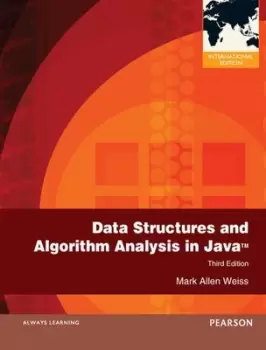 Image of Data structures and algorithm analysis in Java by Mark Allen Weiss