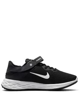 image of Nike Revolution 6 Flyease - Black/White/Grey, Size 3, Women