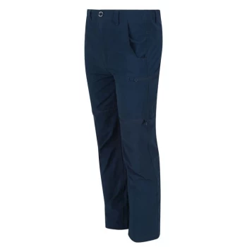 Image of Regatta Junior Highton Zip Off Trousers - Blue
