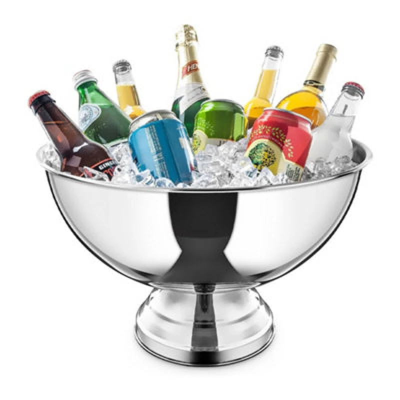 Image of Final Touch Stainless Steel Beverage Bin 12000ml Silver Silver unisex