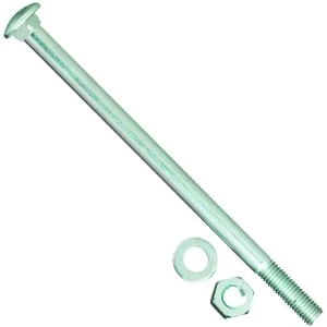 Image of Wickes Carriage Bolt Nut and Washer M10x150mm Pack 4