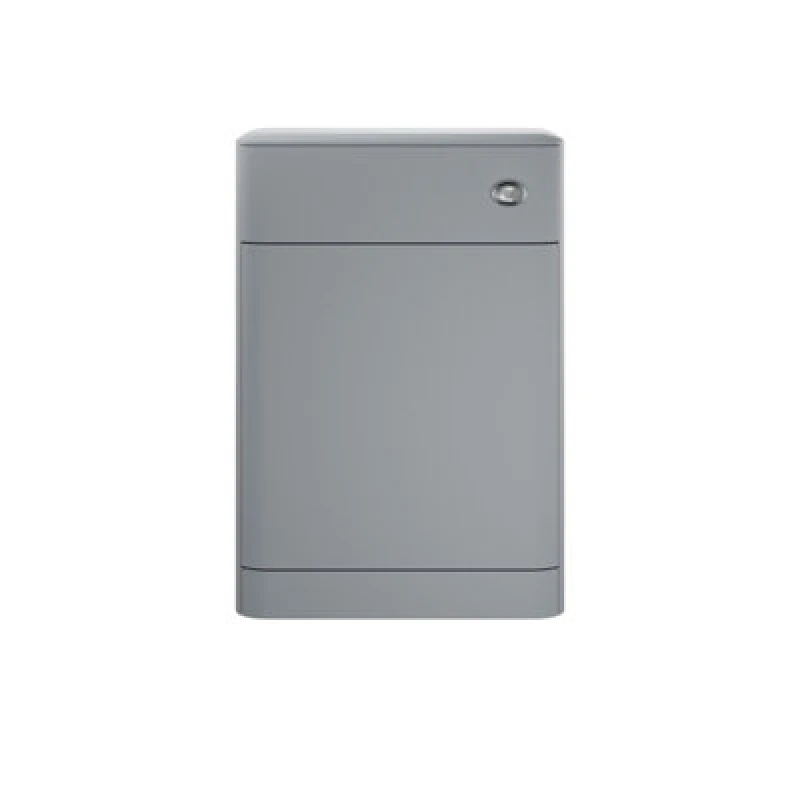 Image of Hudson Reed Sarenna Floor Standing Back To Wall Wc Unit, Compact Bathroom Vanity And Wc Unit In Dove Grey Matt Finish, 550mm