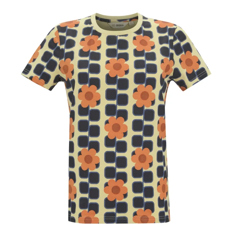 Image of Regatta Womens T-Shirt Regatta Orla Kiely Beige Female 36