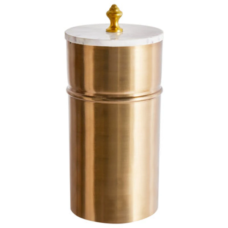 Image of Beliani Storage Container Almay Metal Gold