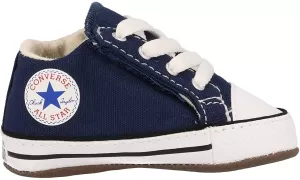 Image of Converse Babies' Chuck Taylor All Star Cribster Soft Trainers - Navy - UK 1 Baby - Blue