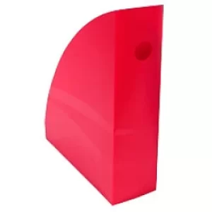 Image of Exacompta Magazine File 18284D Raspberry Pack of 6