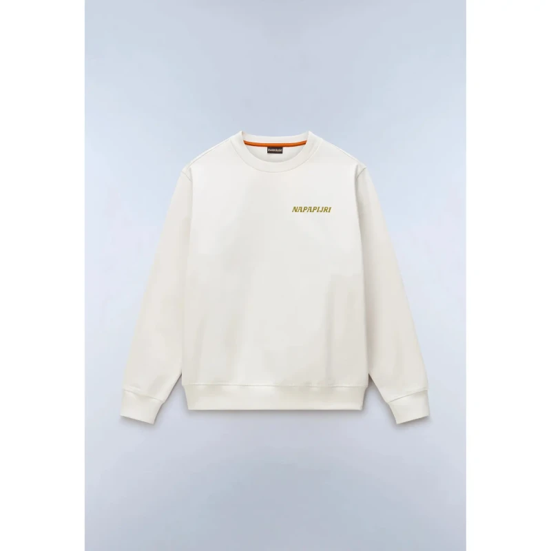 Image of French terry sweatshirt Napapijri Sol Blanc Male XS