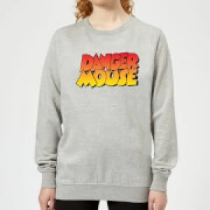 image of Danger Mouse Colour Logo Womens Sweatshirt - Grey - XS