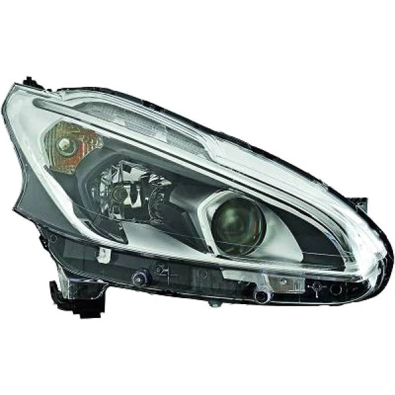 Image of DIEDERICHS 4227180 Headlights Priority Parts H7/H7, with bulb, Right, without motor for headlamp levelling, Halogen Headlight (259)