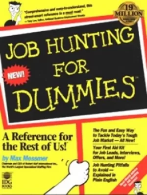 Image of Job hunting for dummies by Aaron Wildavsky