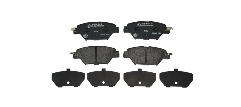 Image of HELLA Brake pad set HELLA 8DB 355 036-521