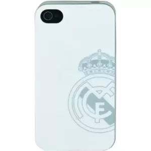 Image of Real Madrid CF Crest Phone Case (One Size) (White)