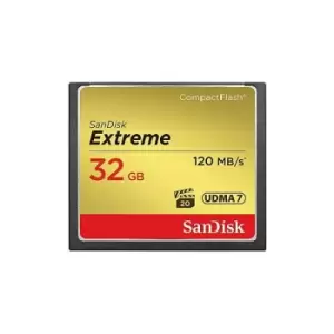 image of SanDisk - 32GB Extreme 32GB CompactFlash memory card