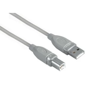 Image of Hama USB 2.0 cable shielded, grey, 5.00 m