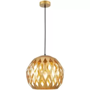 image of Netlighting Hilo Modern 1 Light Wire Frame Pendant Ceiling Light, E27 - ITLPND-2