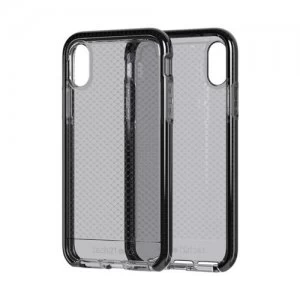 image of Tech21 Evo Check mobile phone case for Apple iPhone X/XS 14.7cm (5.8inch) Cover Black,Transparent