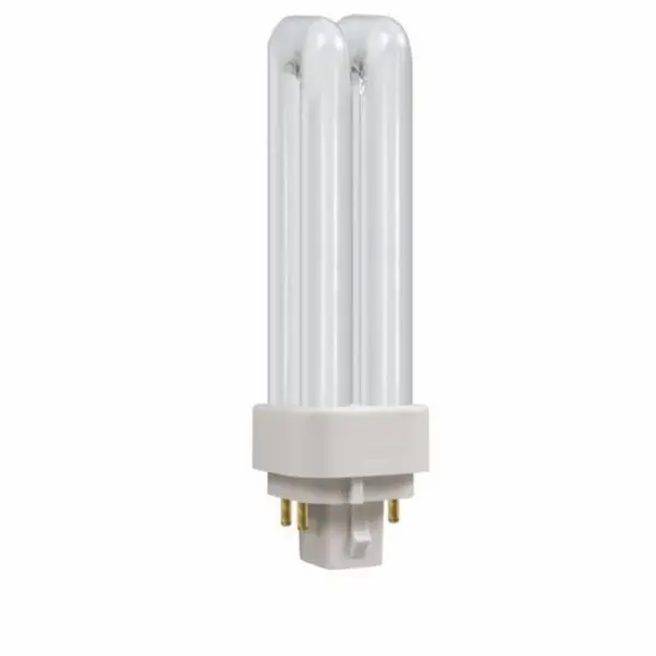 Image of Crompton 13W CFL G24q-1 4 Pin Opal DE Type Bulb - White CLDE13SW