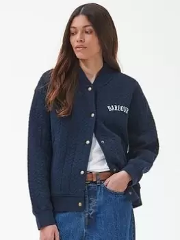 Image of Barbour Barbour Chesil Bomber Jacket - Navy