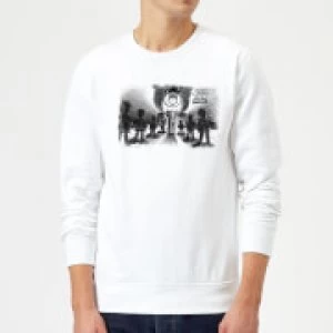 Image of Toy Story Evil Dr Pork Chop Speech Sweatshirt - White - L
