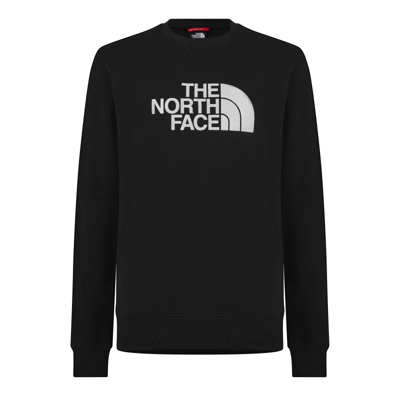 Image of Drew Peak Logo Sweatshirt in Cotton Mix with Crew Neck