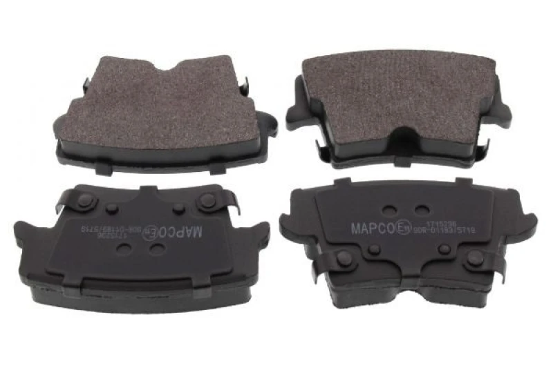 Image of MAPCO 6895 Brake pad set Rear Axle, with acoustic wear warning Brake Pad Set,disc brake (402)