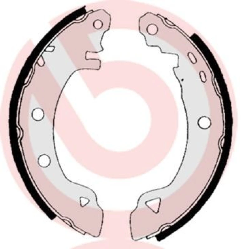 Image of BREMBO Brake Shoe Set BREMBO S 23 507