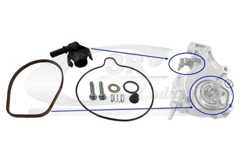Image of 3RG Repair Kit, vacuum pump (brake system) 3RG 74207