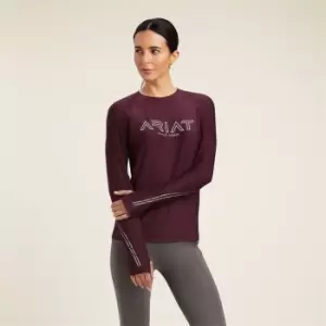 Image of Ariat Lumina Long Sleeve T Shirt - Red