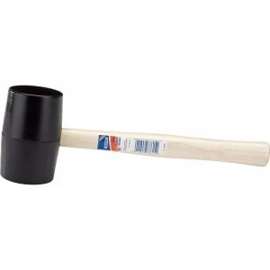 image of Draper Black Rubber Mallet 800g