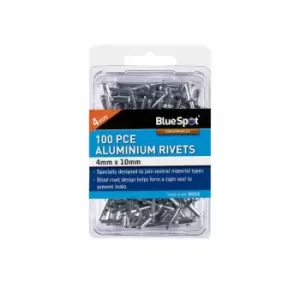 Image of 100 Piece 4MM X 10MM Aluminium Rivets
