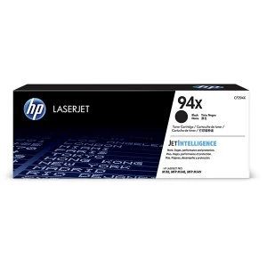 Image of HP 94X Black Laser Toner Ink Cartridge
