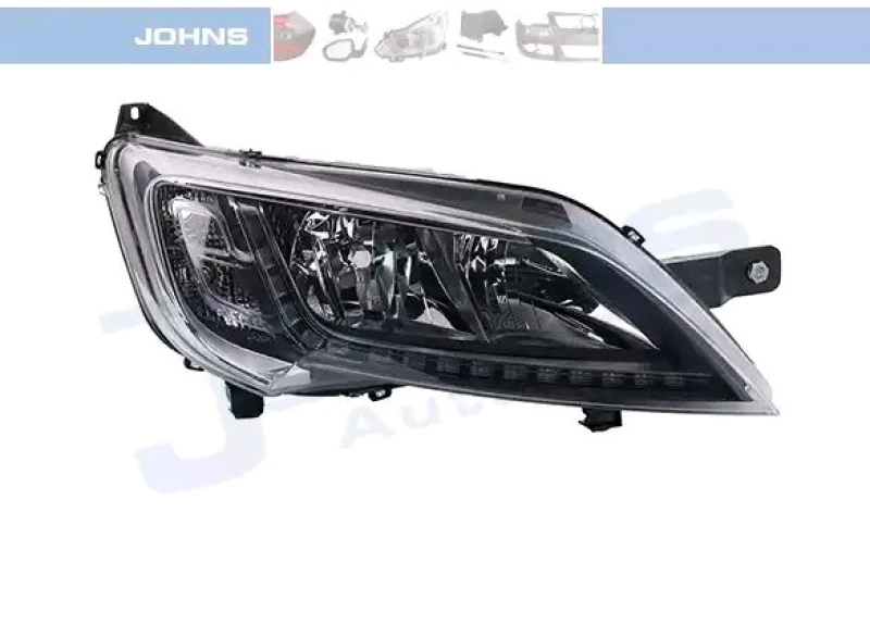 Image of JOHNS 30 44 10-6 Headlights H7/H7, Right, with motor for headlamp levelling Headlight (259)