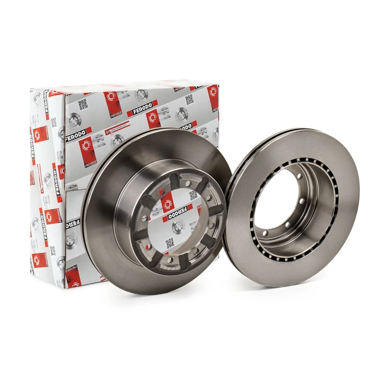 Image of FERODO FCR184A Brake disc Vented, without bolts/screws Brake Disc (82)