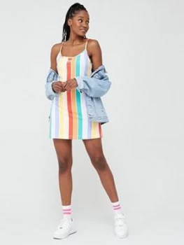Image of Nike NSW Retro Femme Dress - Multi , Red, Size S, Women