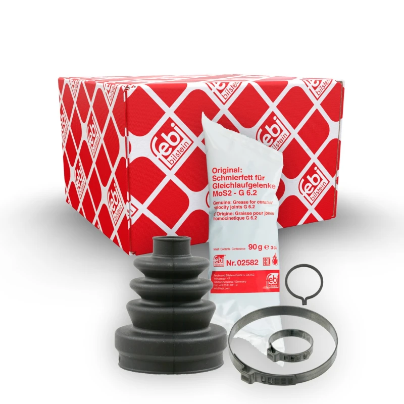 Image of FEBI BILSTEIN 03289 CV Boot Front Axle, Rubber Rubber Bellow,drive shaft (194)