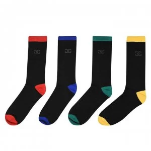 image of Giorgio 4 Pack High Socks Mens