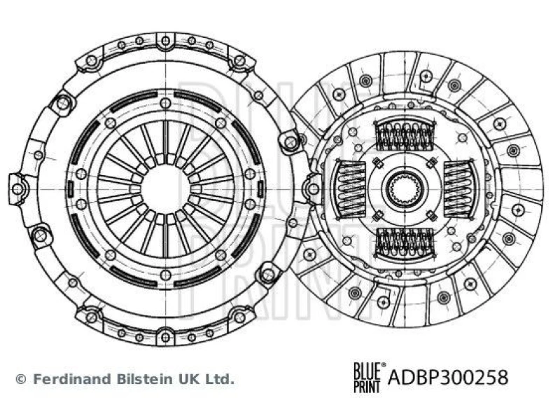 Image of Blue PRINT Clutch kit Blue PRINT ADBP300258