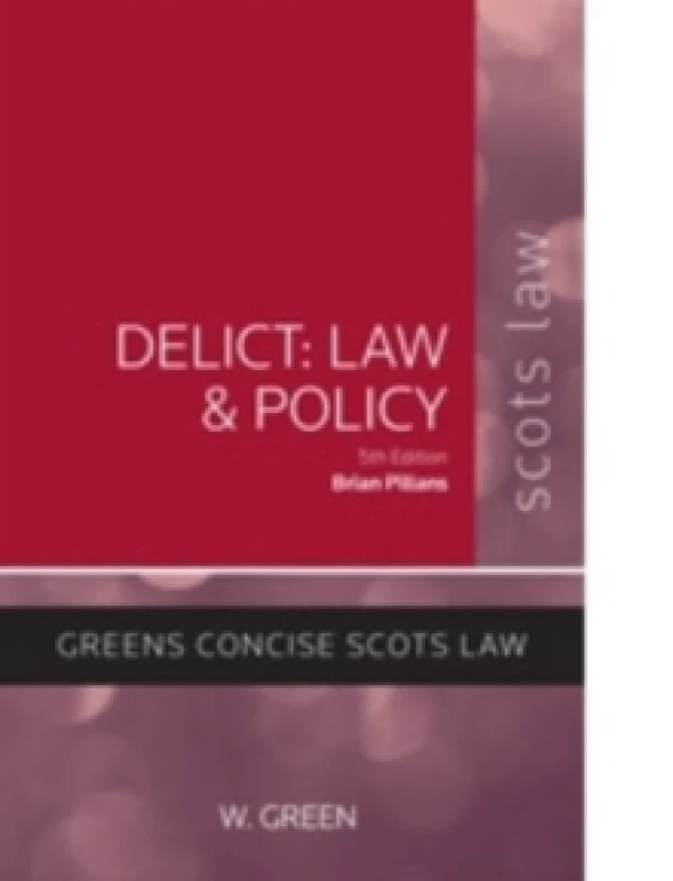 Image of Delict by Brian Pillans Paperback
