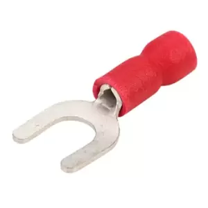 Image of TruConnect 5.0mm Red 18A Fork Connector Pack of 100