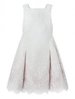 image of Monsoon Girls Victoria Ombre Lace Dress - Pink