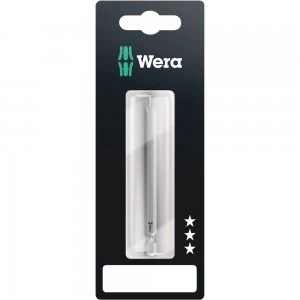 image of Wera 855/4Z SB Extra Hard Pozi Screwdriver Bits PZ3 89mm Pack of 1