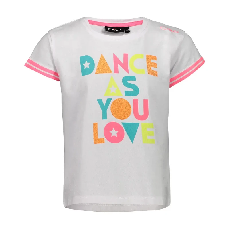 Image of CMP Girl's T-Shirt CMP Blanc Female 4 ans