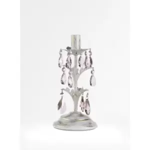 Image of Onli Kate Glass Table Lamp, Ivory Pink Droplets